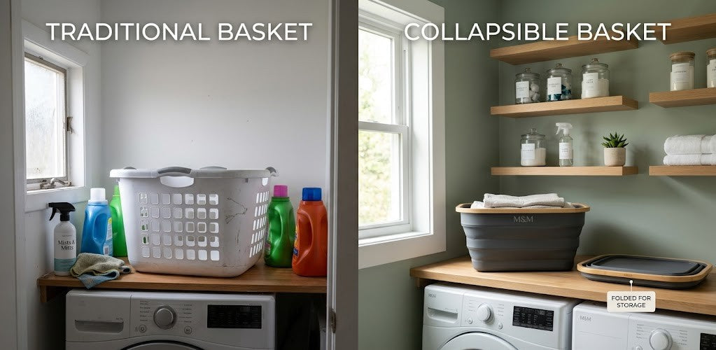 Collapsible vs. Traditional Laundry Baskets: Which One is Right for Your Home?