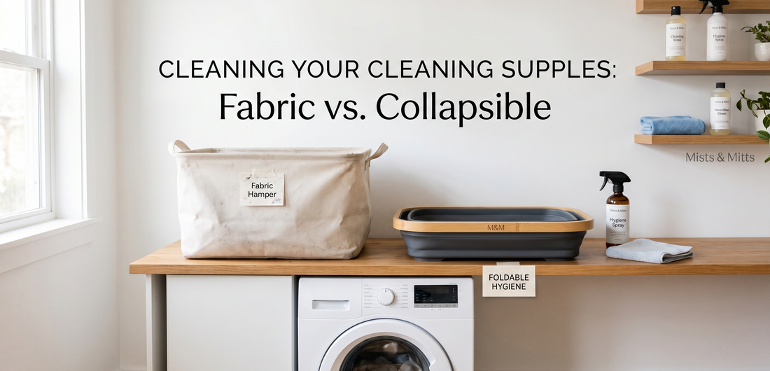 Are You Cleaning Your Cleaning Supplies? How to Wash a Plastic vs. Fabric Laundry Basket