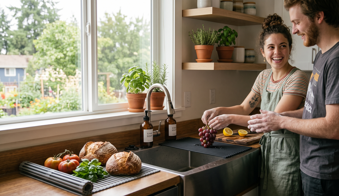 Beyond Plates: 5 Creative Ways to Use a Roll-Up Dish Drying Rack