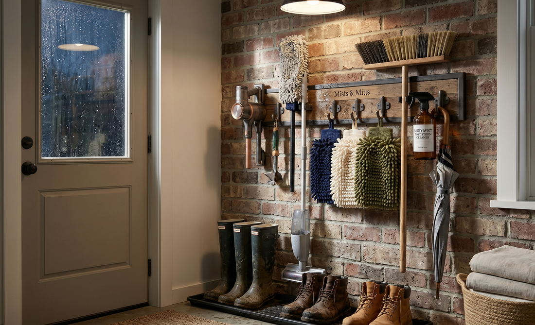 Mudroom Makeover: How to Contain the Post-Rain/Snow Chaos