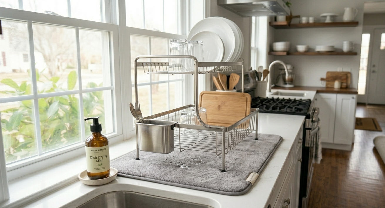 Why You Need a Microfiber Dish Mat for Your Drying Rack Routine