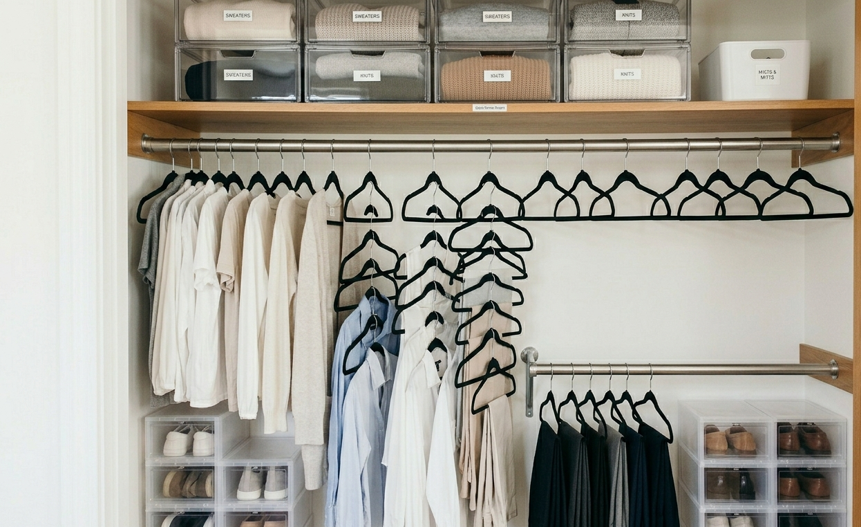 Maximizing Vertical Space: The Secret to a Perfectly Organized Closet