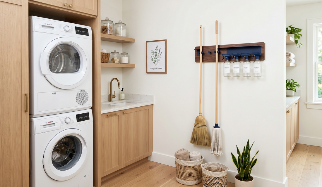 Small Laundry Room Hacks: Maximizing Vertical Space