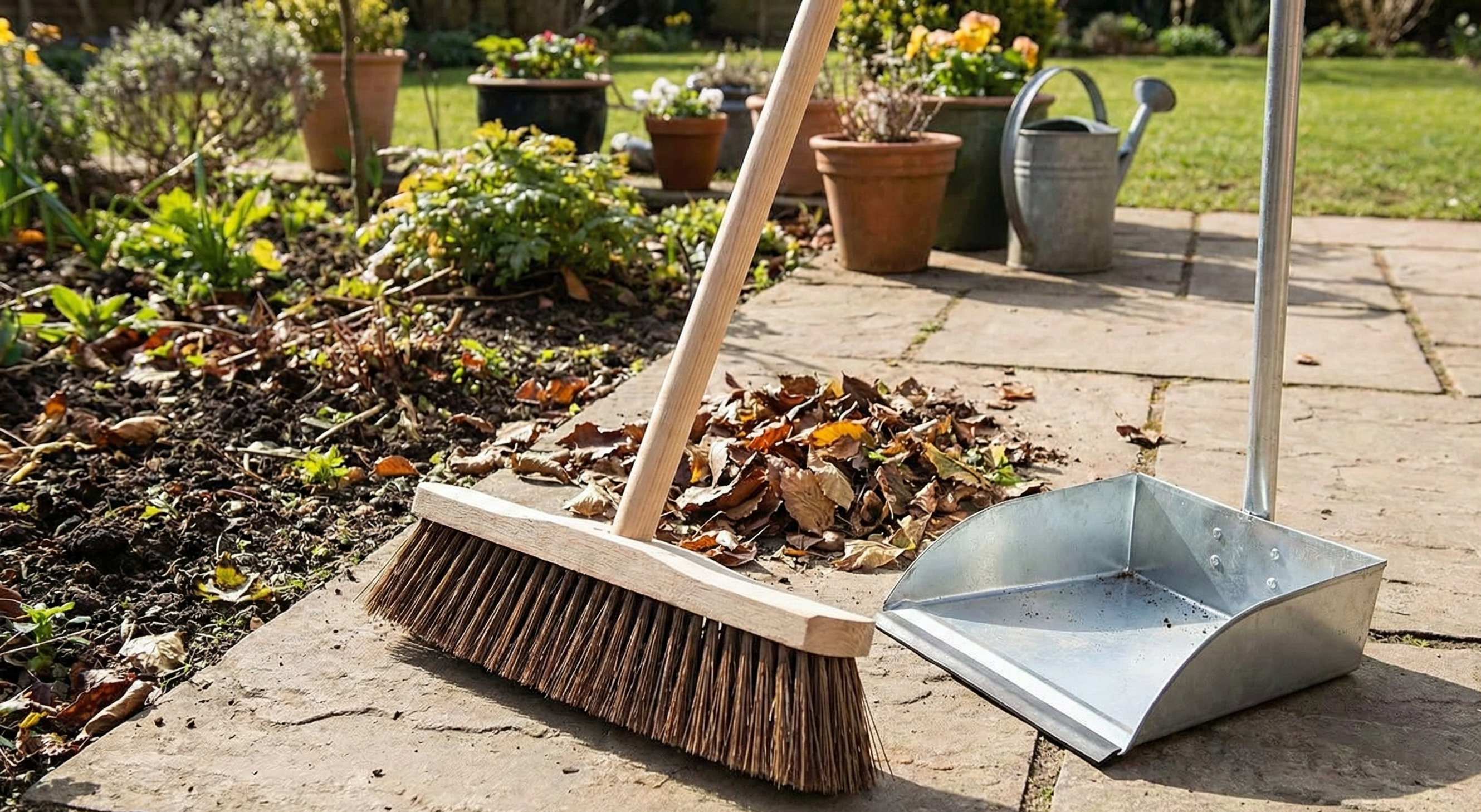 Outdoor Broom & Dustpans