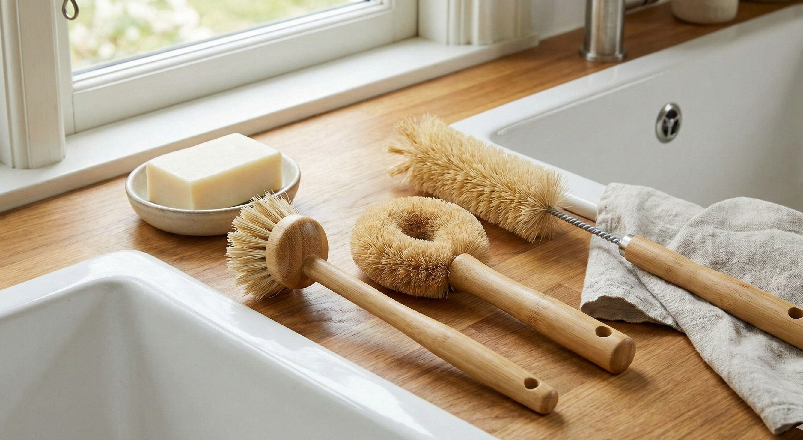 Bamboo Cleaning Brushes