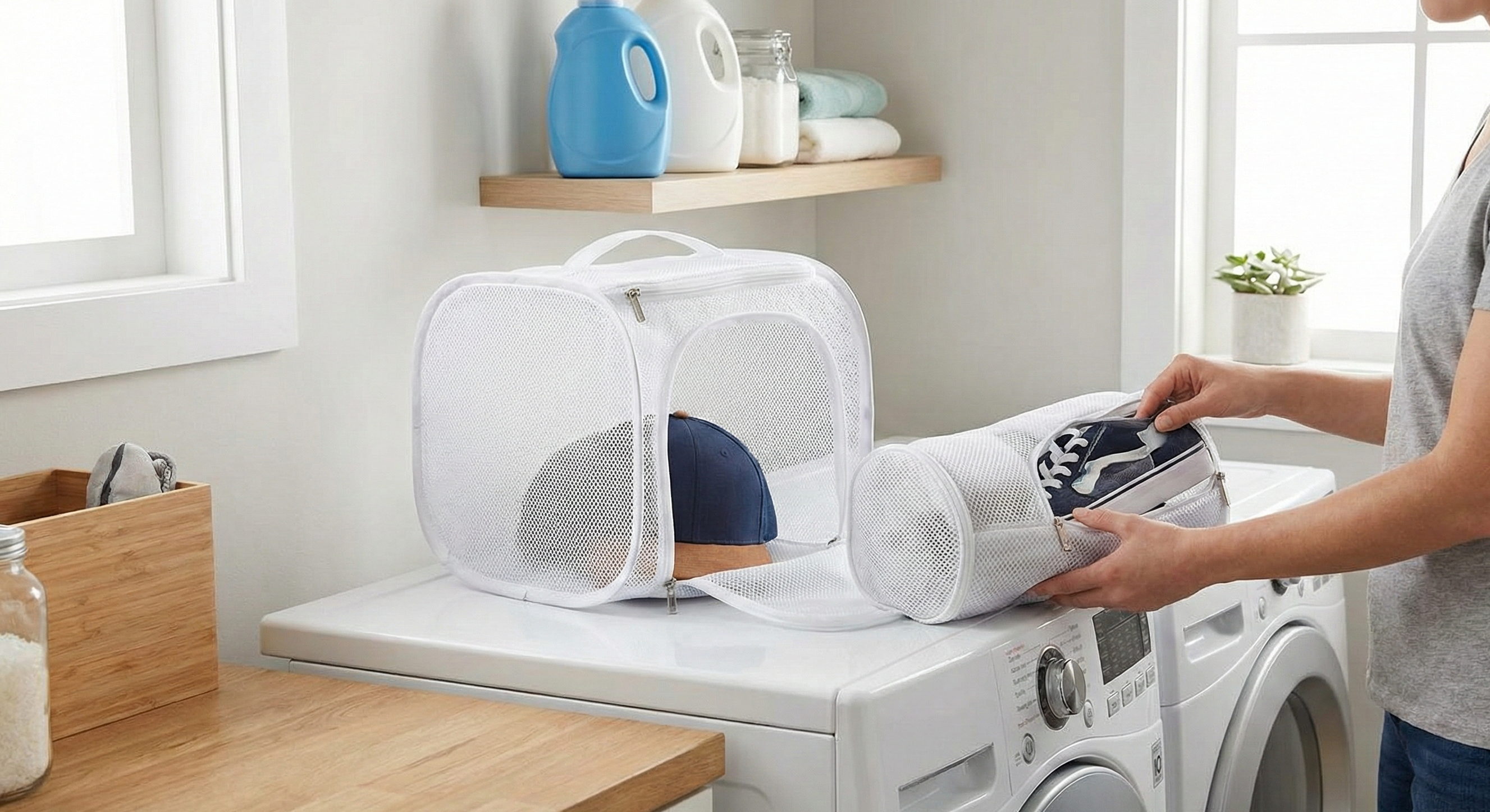 Hat & Shoe Washing Bags