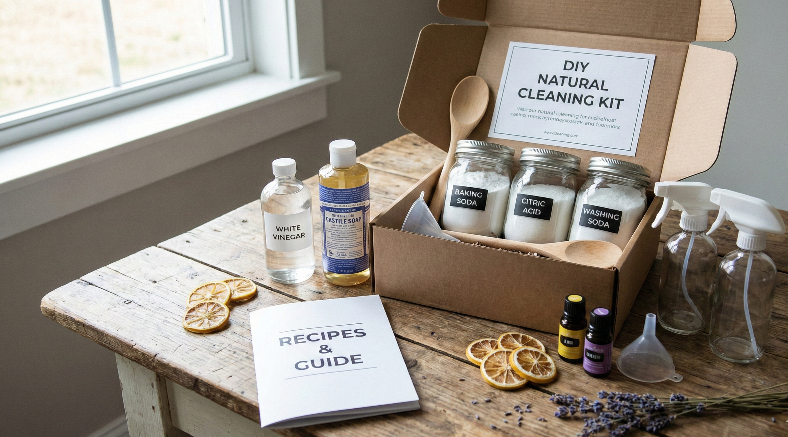 DIY Cleaning Ingredient Kits