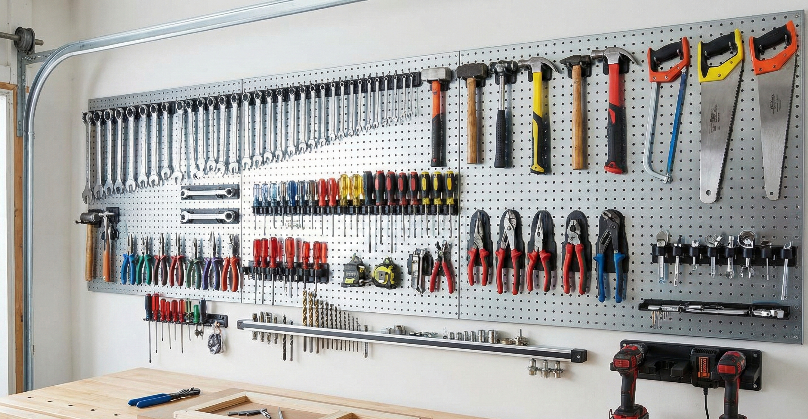 Wall-Mounted Tool Organizers