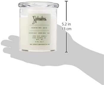 Morning Dew Soy Wax Candle 16 oz - Handpoured in NYC, Dual Wick, 50 Hour Burn Time, Paraffin-Free, Eco-Friendly, Long-Lasting Scent, Home Fragrance