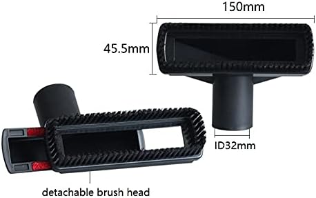 Buysk 32mm Vacuum Attachments Accessories, Vacuum Cleaning Set Brush Nozzle Crevice Tool with 35mm to 32mm Hose Adapter 5pcs