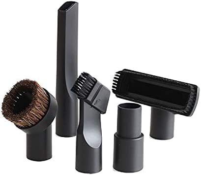 Buysk 32mm Vacuum Attachments Accessories, Vacuum Cleaning Set Brush Nozzle Crevice Tool with 35mm to 32mm Hose Adapter 5pcs