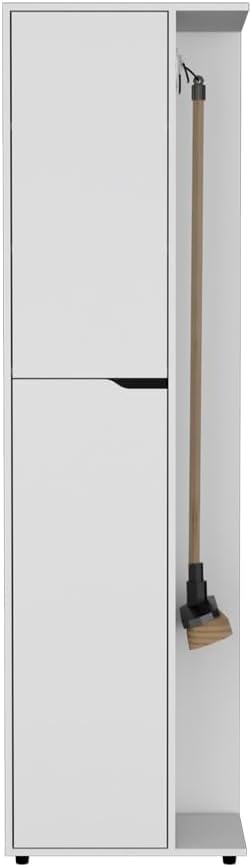 Broom Storage Closet, Kitchen, White