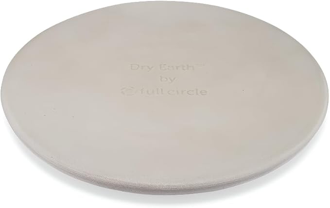 Full Circle Refill Component - Dry Earth Disk for Royal Plunge Toilet Plunger, Diatomaceous Earth for Mold & Mildew Prevention