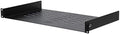 NavePoint Universal Rack Tray Vented Shelves 1U Black 10.5 Inches (270mm deep) No Lip
