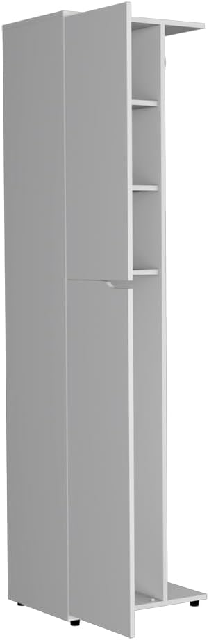 Broom Storage Closet, Kitchen, White