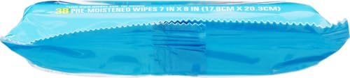 Windex Glass Wipes, Pre-Moistened | Original Scent | 38 Count | Pack of 2