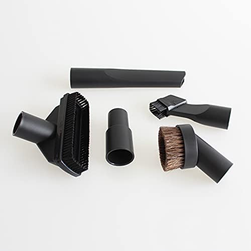 Buysk 32mm Vacuum Attachments Accessories, Vacuum Cleaning Set Brush Nozzle Crevice Tool with 35mm to 32mm Hose Adapter 5pcs