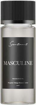 Scentiment - Masculine Designer Collection Diffuser Oils | Aromatherapy Home Fragrance | Luxurious Scent with Notes of Bergamot, Orange Blossom, Amber, 50ml