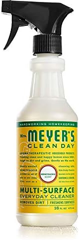 Mrs. MEYER'S Multi Surface Cleaner Variety Pack, Includes 1 Basil 1 Lavender 1 Lemon Verbena 1 Honeysuckle 1 Geranium 1 Rosemary. 6 ct.16 fl oz.