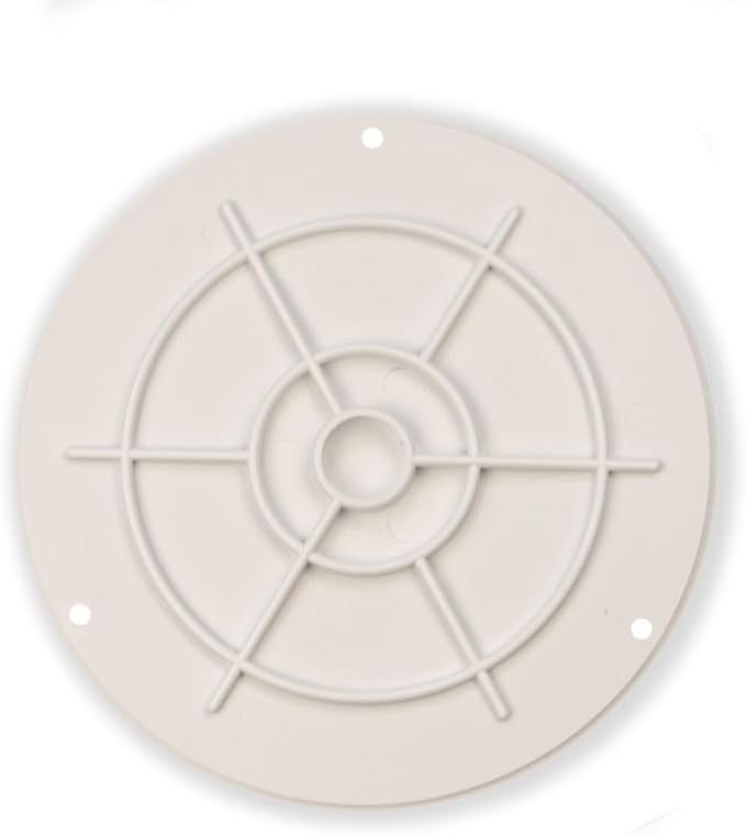 RV204W 7-1/6" Pool Miser White Autofill Lid | Water Leveler Lid | Direct Replacement for RP-204 | Essential Pool Maintenance Accessory (White)