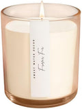 Sweet Water Decor Fraser Fir Candle - Evergreen, Fir, Cedar, and Cypress Winter Holiday Scented Soy Christmas Candles for Home - 12oz Sandstone Jar, 50+ Hour Burn Time, Made in The USA