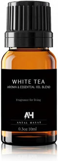 Hotel Diffuser Oil Inspired by The White Tea Hotel Scent - Home Luxury Scents - Premium Fragrance Oil for Ultrasonic and Waterless Diffusers and Crafting - 10 mL, 0.34 fl oz Glass Dropper Bottle