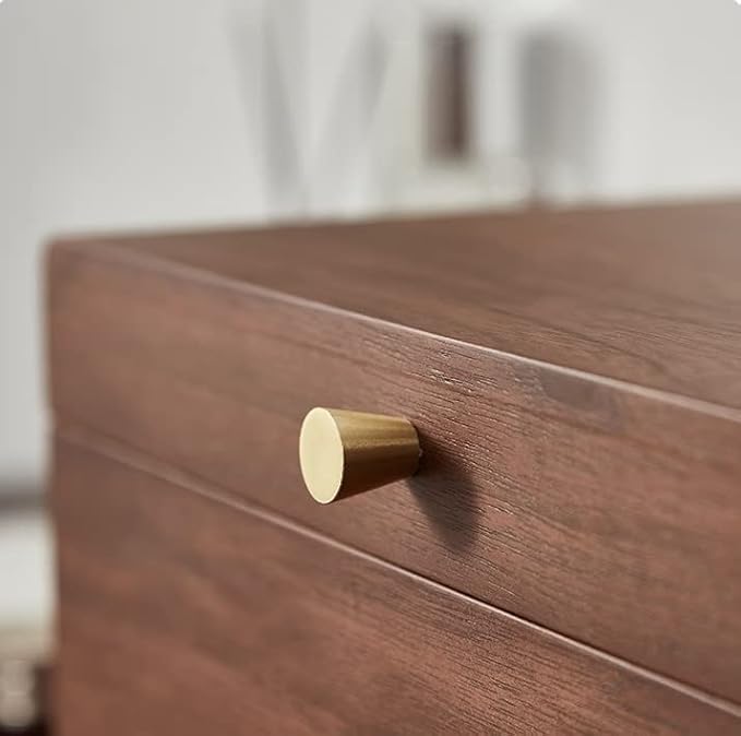 CHOSIN Black Walnut Jewelry Box for Women, 3-Level Multi-functional Organizer with Mirror for Watches, Necklaces, Rings & Earrings Storage Valentine's Day Gifts