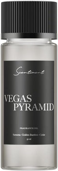 Scentiment Diffuser Oil - Vegas Pyramid Hotel Diffuser Oil | Aromatherapy Home Fragrance | Inspired by Luxury Las Vegas | Luxurious Scent with Notes of Satsuma, Golden Bamboo, Cedar, 50ml