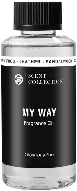 Luxury Hotel Scent My Way Diffuser Oil Waterless Essential Aromatherapy for Cold Air & Car Diffusers – Long Lasting Refill for Large Room & Home - Non Toxic, Signature Sandalwood (200ml/6.76Fl oz)