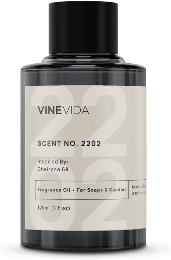 VINEVIDA [4oz] Scent No.2202 Fragrance Oil for Candle Making and Soap Making - Premium Candle Scents for Soy Candles