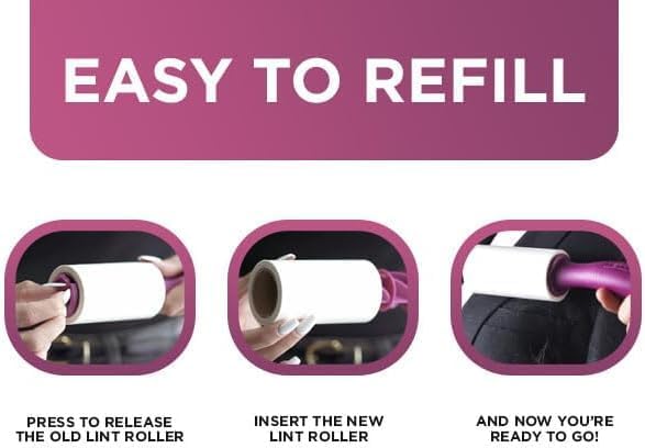 Metkix Refill for Metkix Lint Rollers 8 Pack (Total 800 Sheets)