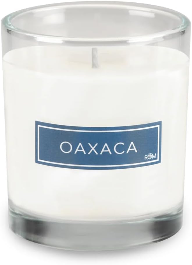 Oaxaca Luxury Scented Candle for Home - Holiday Christmas Candle, Long-Lasting 60hr Burn, Hand-Poured Soy Wax, Cactus Flower, Juniper Berry, Sage & Agave, Best Gift Jar Candles for Men & Women - 9oz