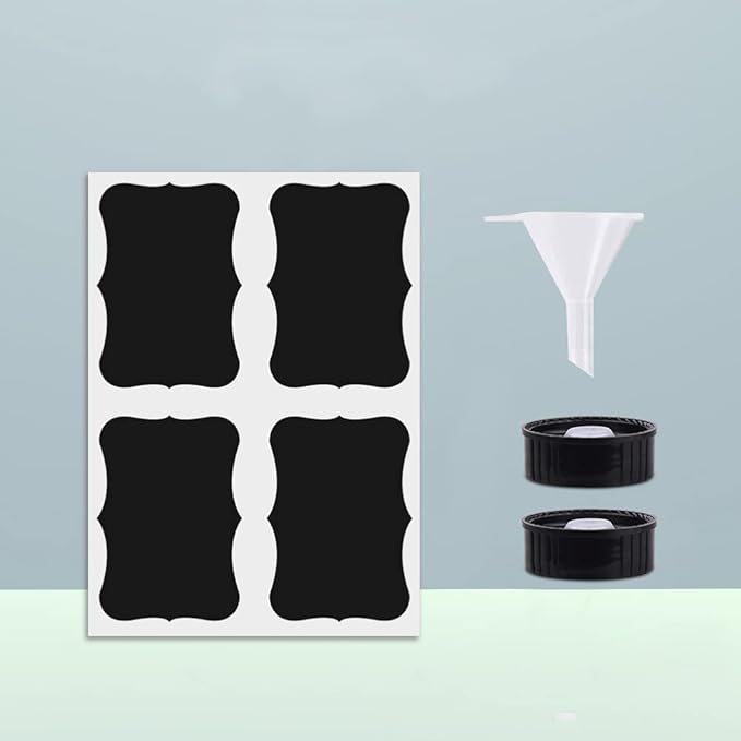 Bontip Glass Spray Bottle, Blue Glass Spray Bottle Set & Accessories Refillable for Plants Window Cleaners Aromatherapy Facial Hydration Watering Flowers Hair Care (2 Pack/16 oz) (Blue)