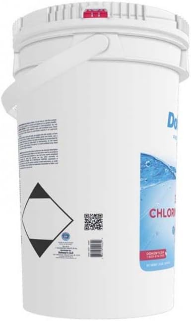 Doheny’s 3-Inch Stabilized Chlorine Tablets for Sanitizing Swimming Pools | 99% Pure Tri-Chlor, 90% Available Chlorine | Long-Lasting, UV-Protected, Slow-Dissolving | Individually Wrapped 100lb Bucket