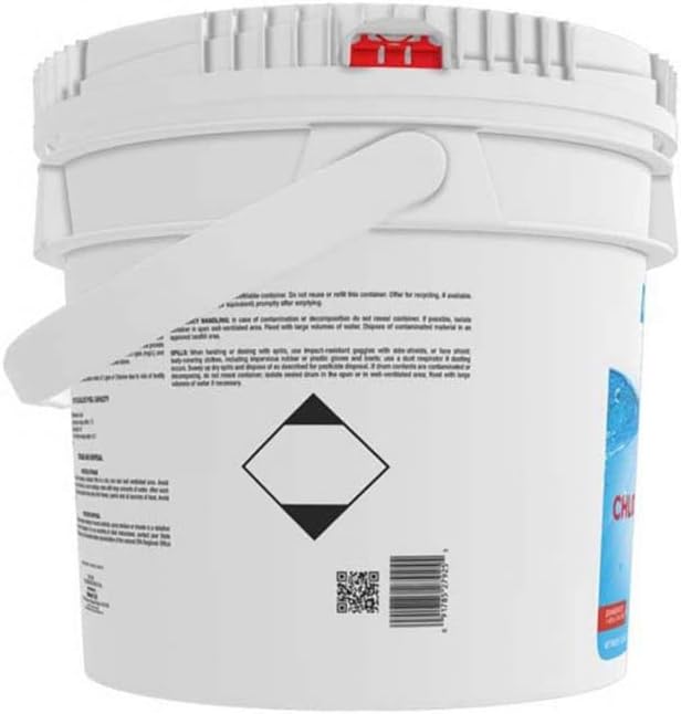 Doheny’s 3-Inch Stabilized Chlorine Tablets for Sanitizing Swimming Pools | 99% Pure Tri-Chlor, 90% Available Chlorine | Long-Lasting, UV-Protected, Slow-Dissolving | Individually Wrapped 25lb Bucket
