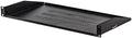 NavePoint Cantilever Server Shelf Vented Shelves Rack Mount 19 Inch 1U Black 10 Inches (250mm) deep