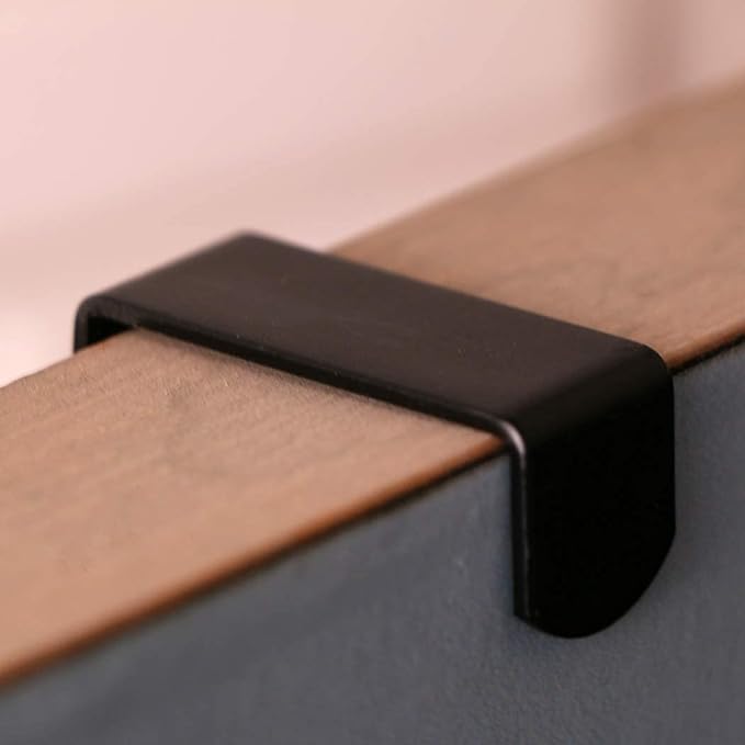 Encozy Over The Door Hooks,Coat Rack for Hanging Clothes Hat Towel (Heavy Duty Black 1pcs) …