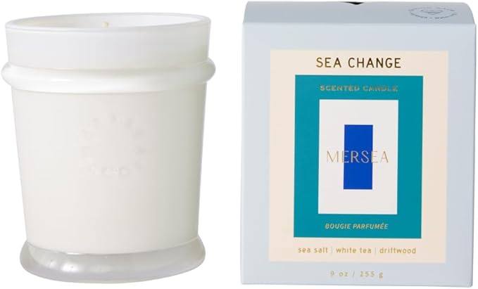 MERSEA Sea Change Boxed Candle, Scented Candle Box (9 oz)