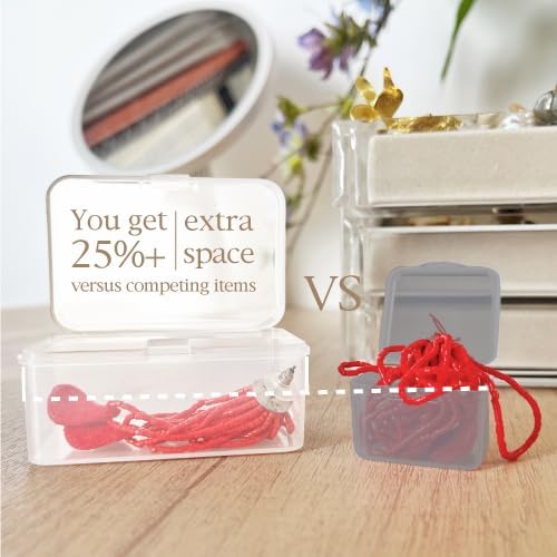 12-in-1 Multi-Functional Plastic Jewelry Organizer Box | Bead Storage Organizer with 12 Removable Compartments | Travel-Friendly Craft Organizer Box for Daily Jewelry Management (Big Box (2 pack))