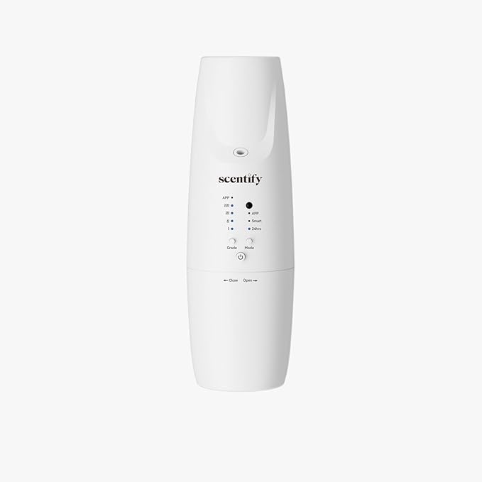 Scentify Plug-in Diffuser V2 - for Home, Office, Spa - Aromatherapy Bluetooth App Control - Waterless Quiet Aroma Essential Oil - 800 sq. ft - 100ml Bottle