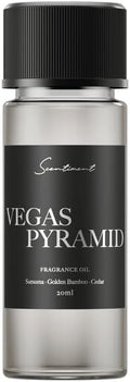 Scentiment Diffuser Oil- Vegas Pyramid | Aromatherapy Home Fragrance | Inspired by Luxury Las Vegas | Luxurious Scent with Notes of Satsuma, Golden Bamboo, Cedar (20ml)