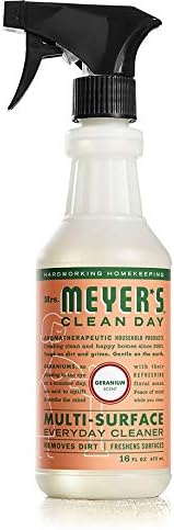 Mrs. MEYER'S Multi Surface Cleaner Variety Pack, Includes 1 Basil 1 Lavender 1 Lemon Verbena 1 Honeysuckle 1 Geranium 1 Rosemary. 6 ct.16 fl oz.