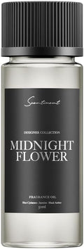 Scentiment Diffuser Oil - Midnight Flower Designer Collection | Aromatherapy Home Fragrance | Luxurious Scent with Notes of Blue Cyclamen, Jasmine, Black Amber (50ml)