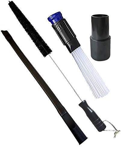 Dryer Vent Cleaner Kit 4 Pack Dryer Lint Brush Vent Trap Cleaner Long Flexible Refrigerator Coil Vacuum Attachment