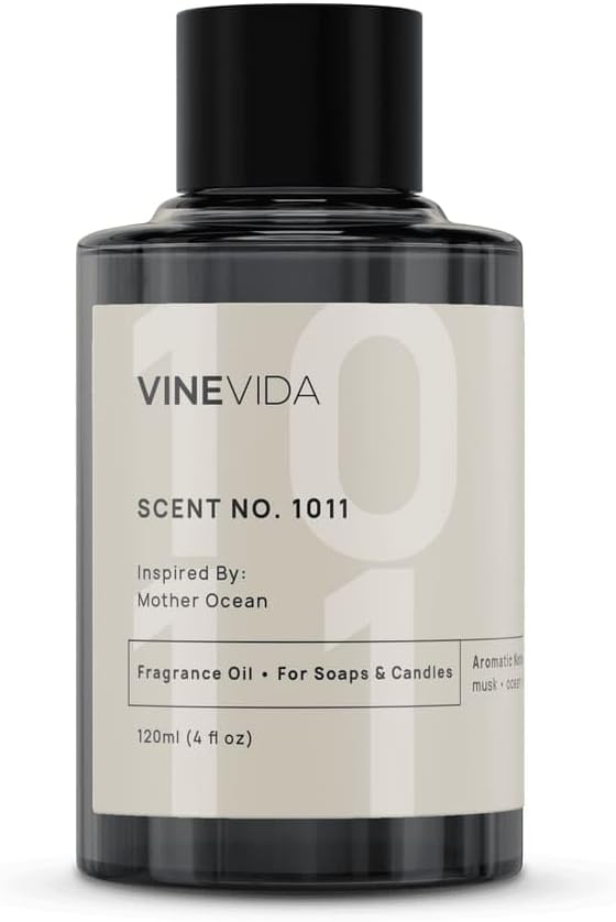 VINEVIDA 4oz Scent No.1011 Fragrance Oil for Candle & Soap Making - Natural Candle Scents Made in USA