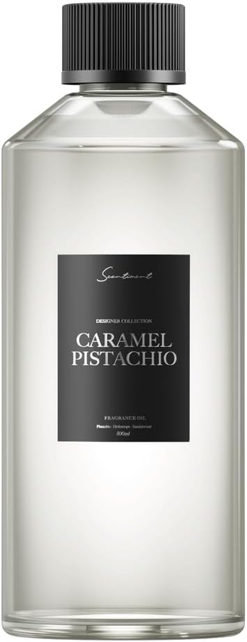 Scentiment Diffuser Oil - Caramel Pistachio | Home Aromatherapy Fragrance Oil (500ml)