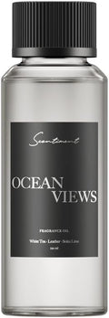 Scentiment Diffuser Oil - Ocean Views | Aromatherapy Home Fragrance | Inspired by Confidante® Andaz Miami Beach | Luxurious Scent with Notes of White Tea, Leather, Soku Lime (120 mL)