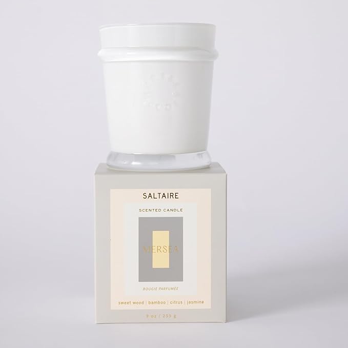 MERSEA Saltaire Boxed Candle, Scented Candle Box (9 oz)