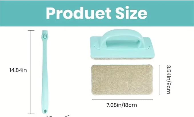 realexist Window Screen Cleaner, Detachable Cleaning Brush, Dry and Wet Dual Use Tool with Screen Washing Equipment,Perfect for Easy and Efficient Window Cleaner Tool