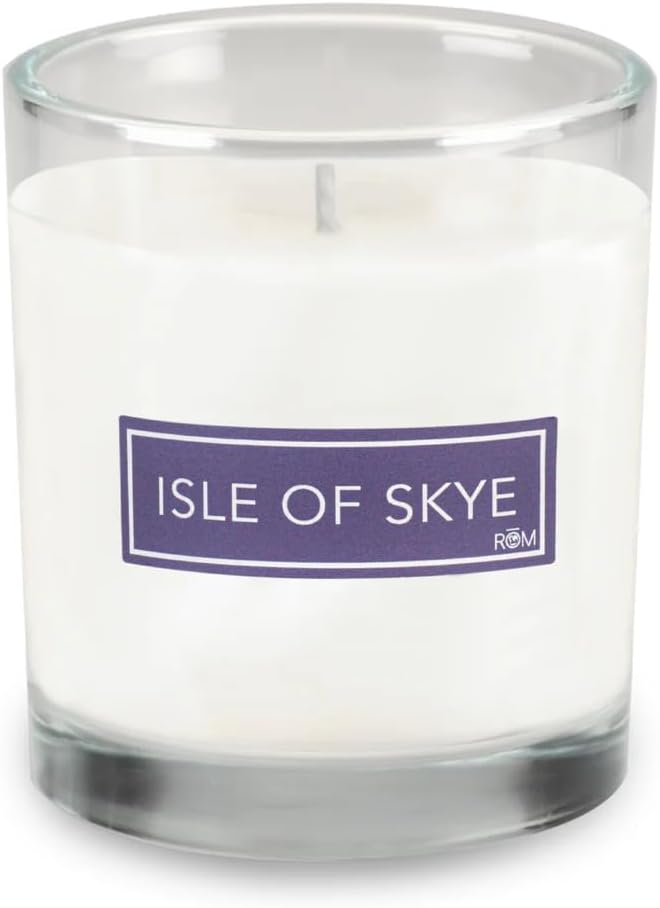 RŌM Luxury Scented Candles for Home, Isle of Skye - Soy Wax 9oz, Jar Soy Candles for Home Scented Aromatherapy, Christmas Gift for Women, 60 Hours Burn Time